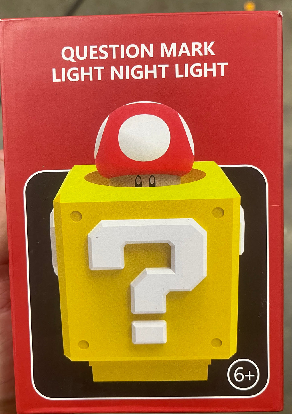 Mario Question Mark Night Light.