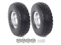 AR-PRO (2-pack) 10inch Solid Rubber Tire Wheels.