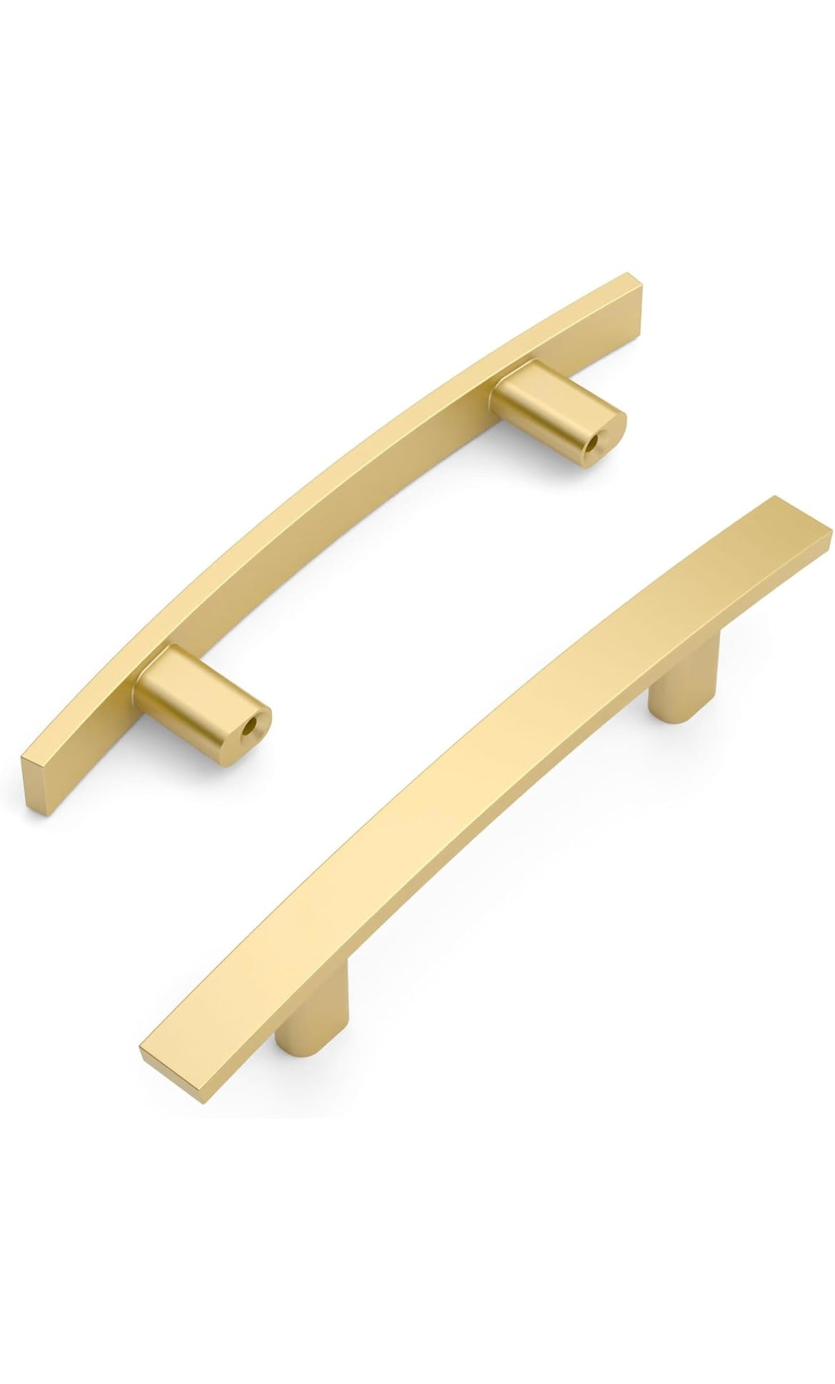 10 pack brushed gold kitchen cabinet handles