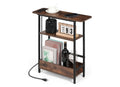 Narrow Side Table With USB-C Charging Station.