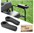 10LOL Golf Cart Rear Seat Kit Arm Rest With Cup Holder.