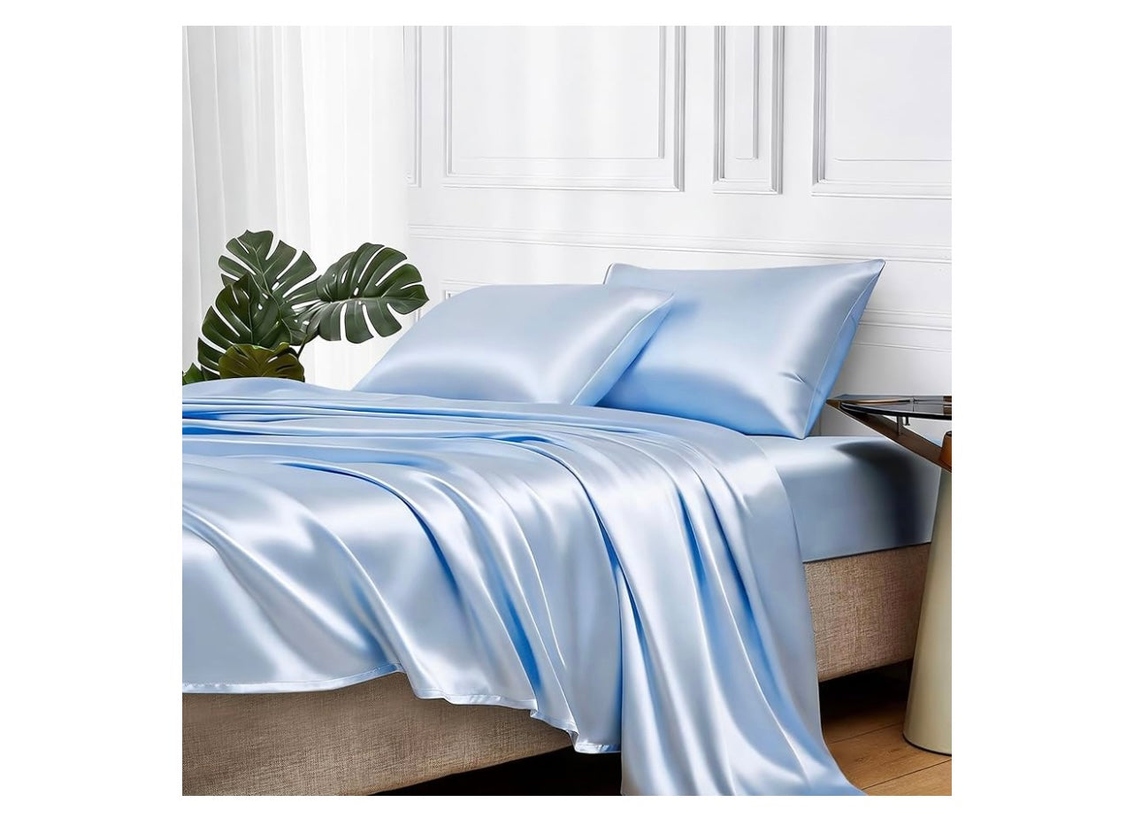 Mr&HM Full Satin Sheet Set.