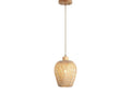 Bamboo Pendant Light Fixture.