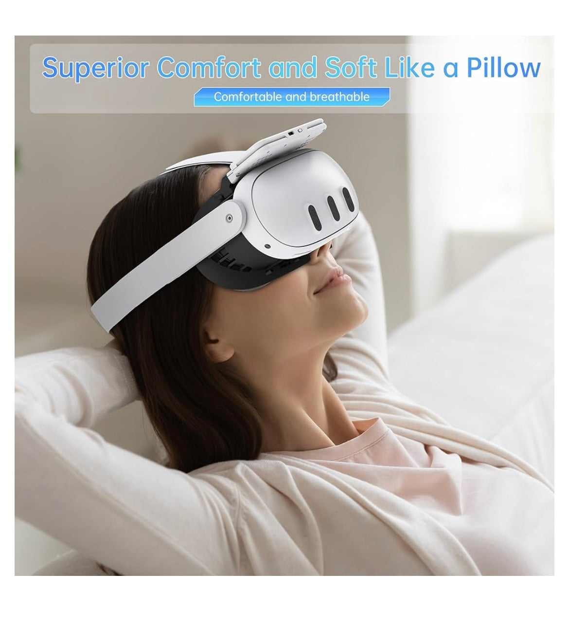 Face cover pad with cooling fan for meta quest 3