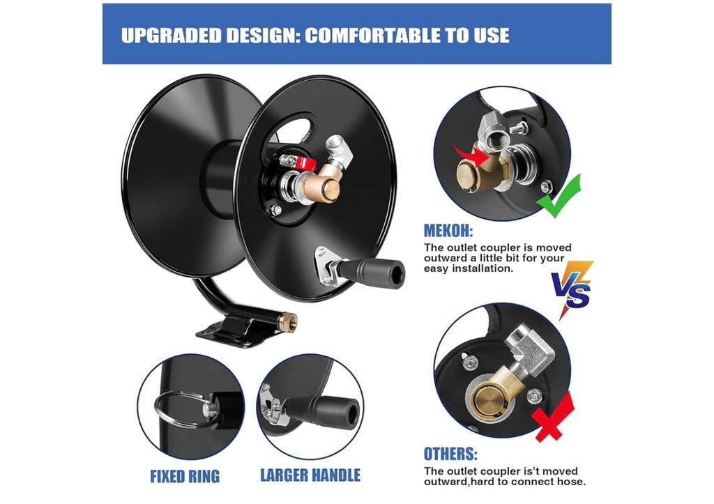MEKOH Pressure Washer Hose Reel.