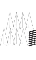 Black easel stands for sign 8 pack
