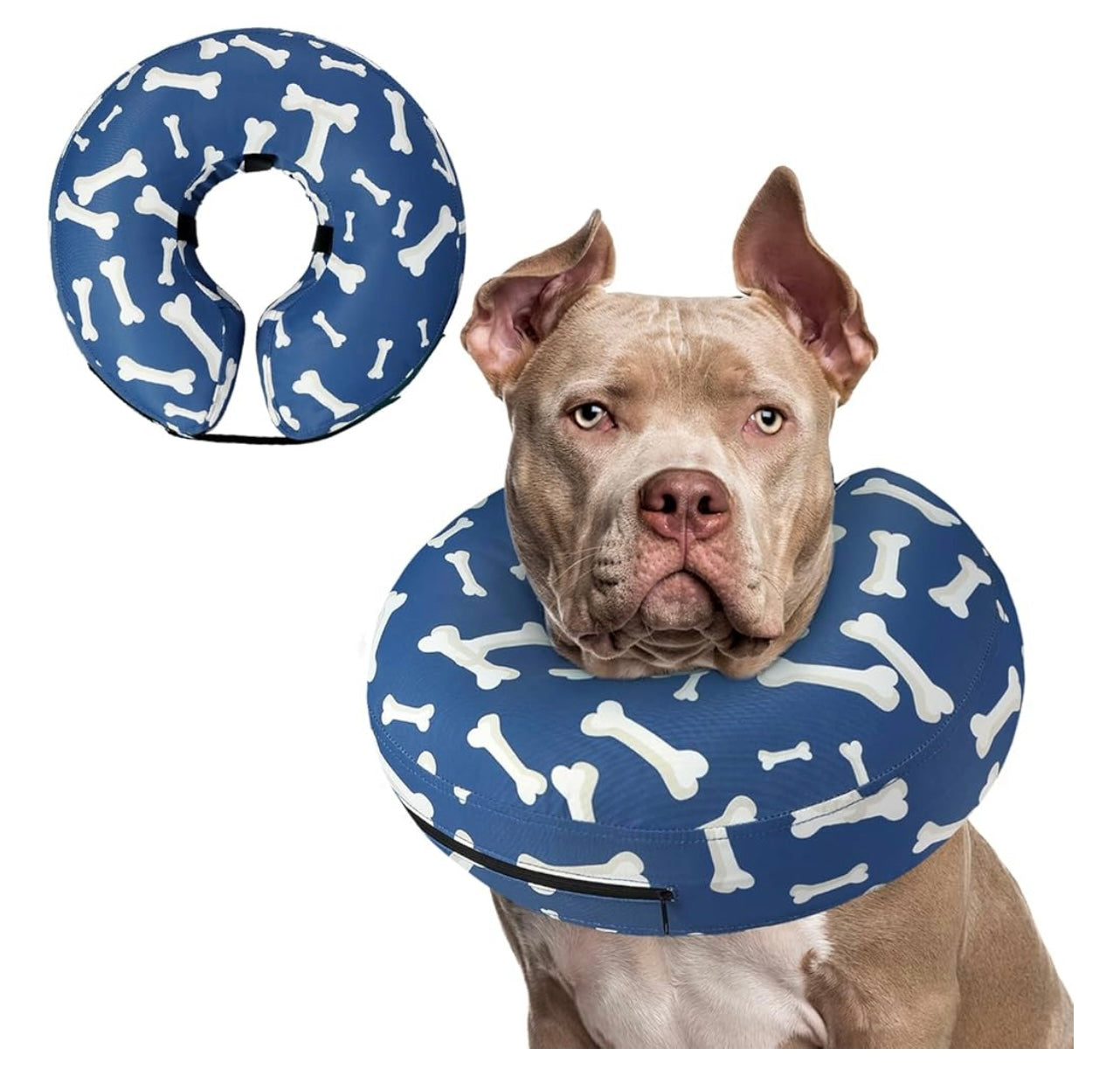 Supet Inflatable Dog Cone Collar.