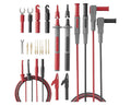 25-Piece Silicone Multimeter Test Lead & Back Probe Kit - Premium