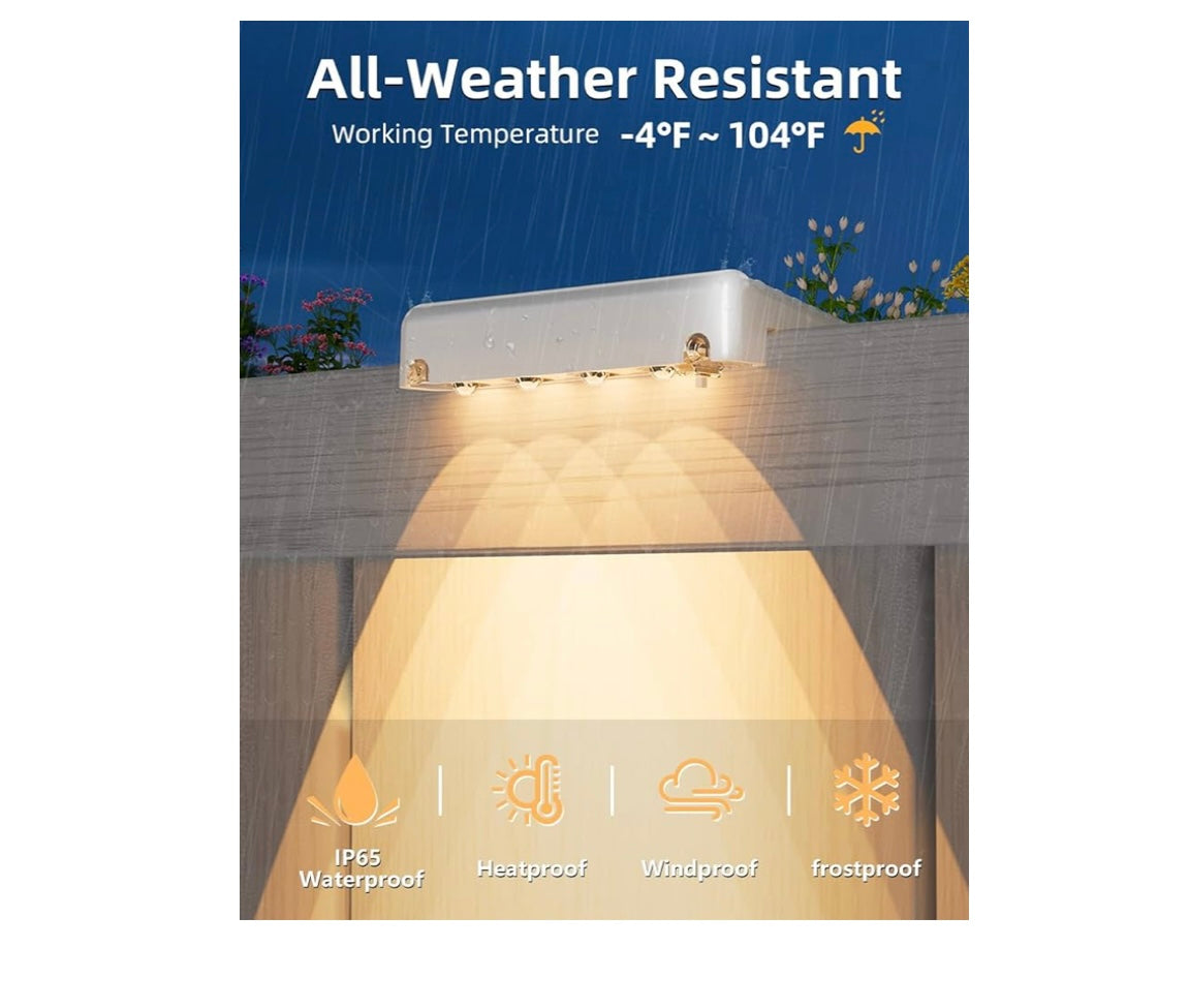 Solar deck lights 12 pack