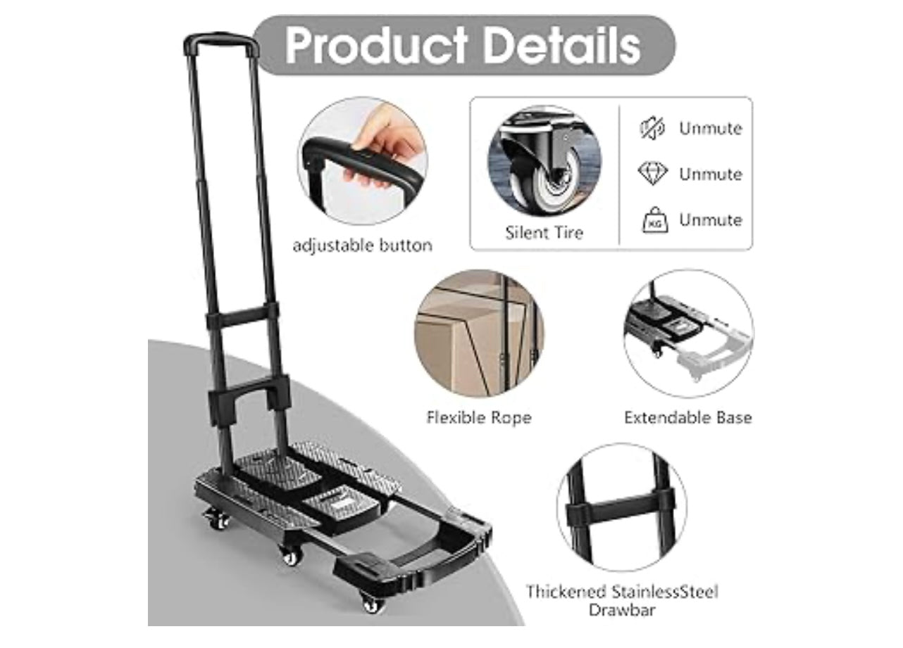 Voipvvii Folding Hand Truck Dolly.