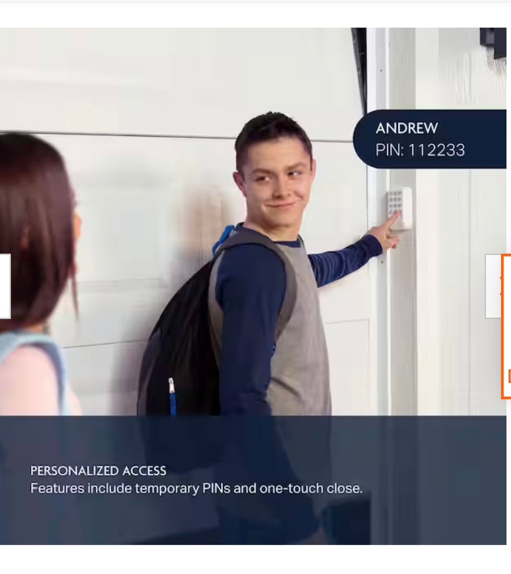 Chamberlain Wireless Keypad For Garage.