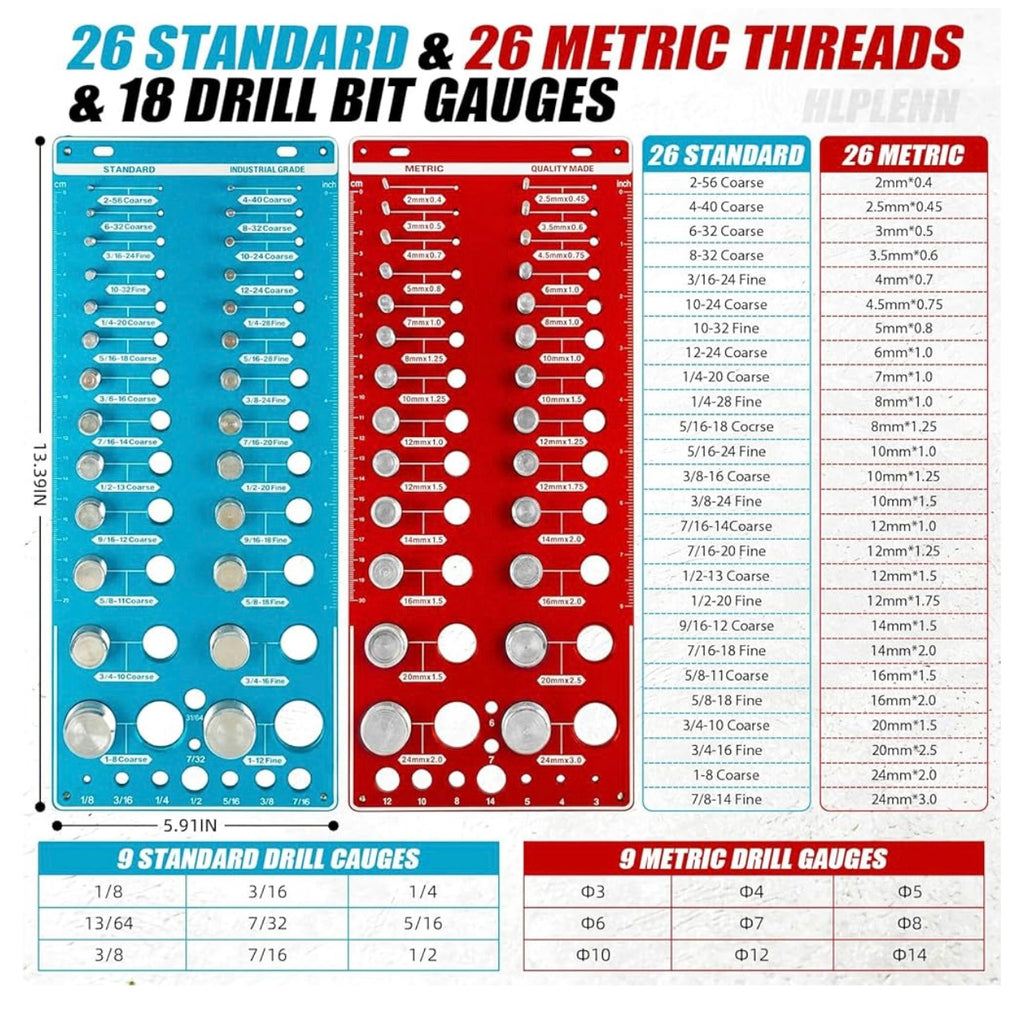 70 Nut and Bolt Thread Checker.