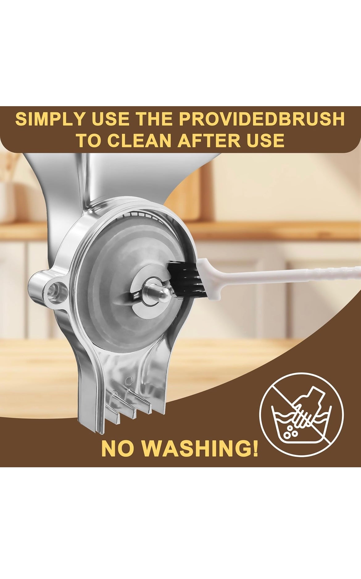 All metal grain mill attachment for kitchen aid stand mixer