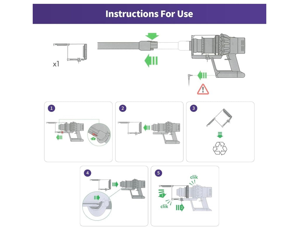 Upgraded dust bin replacement