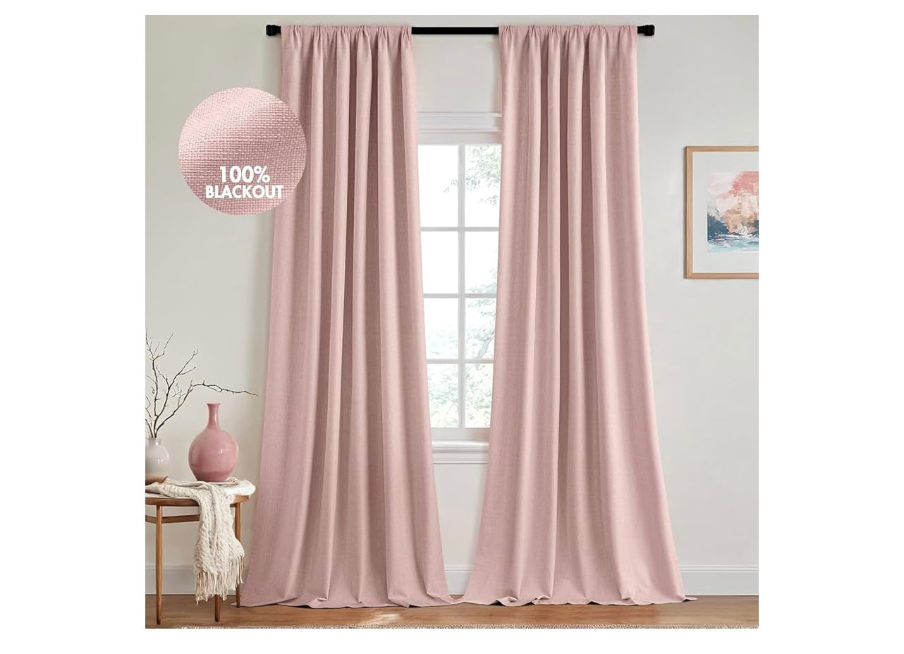 MIULEE 100% Blackout Curtains.