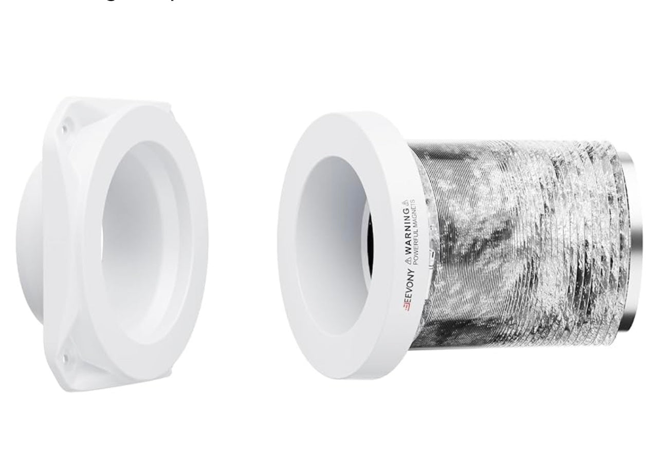 Magnetic Dryer Vent Coupling.