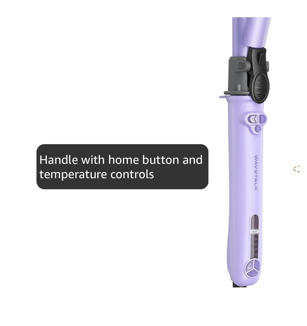 Wavy Talk Automatic Rotating Curling Iron.