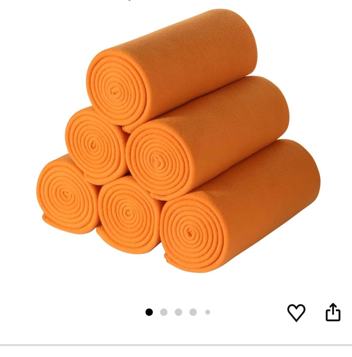 Fleece throw blanket 6pack