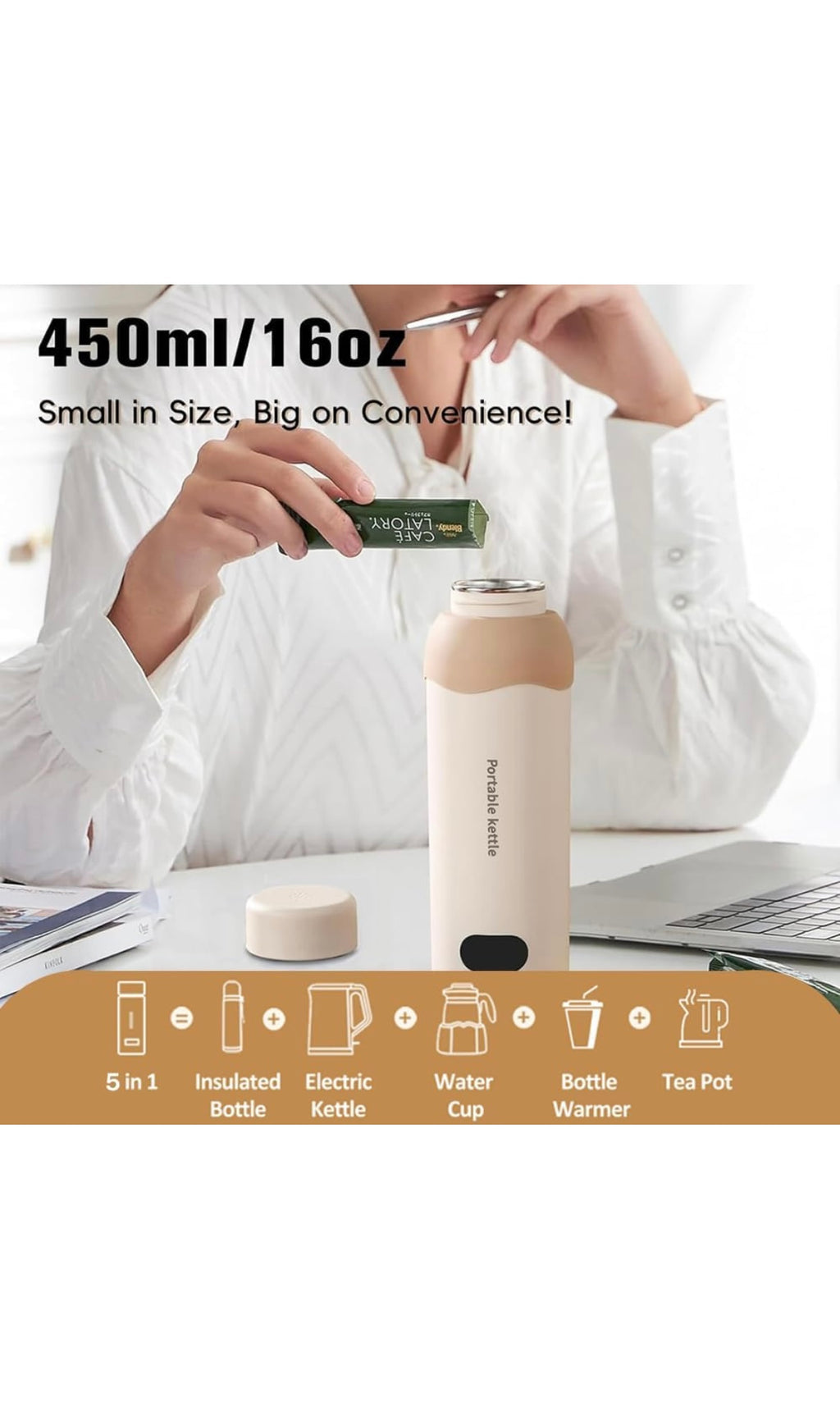 Travel electric kettle
