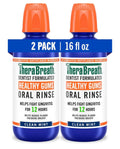 TheraBreath Healthy Gums Oral Rinse, Clean Mint, 16 fl oz, 2-Pack