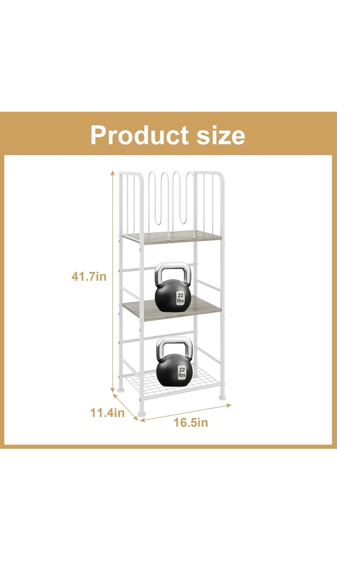 Towel rack free standing 3 tier