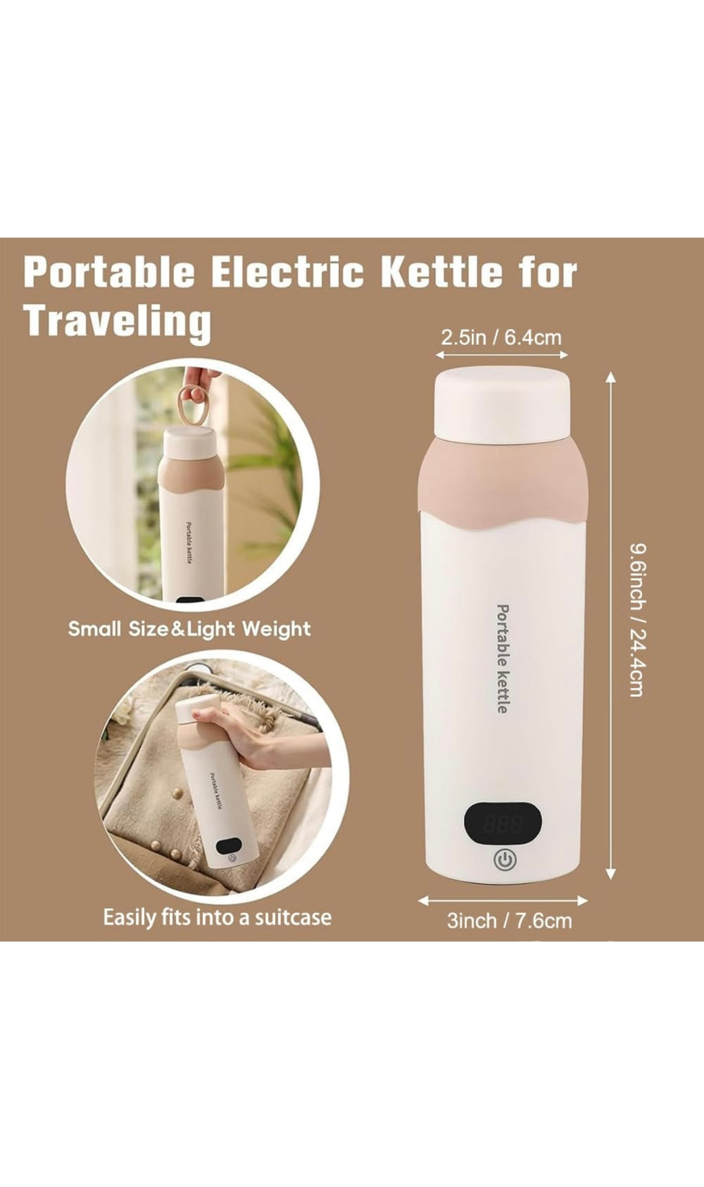 Travel electric kettle