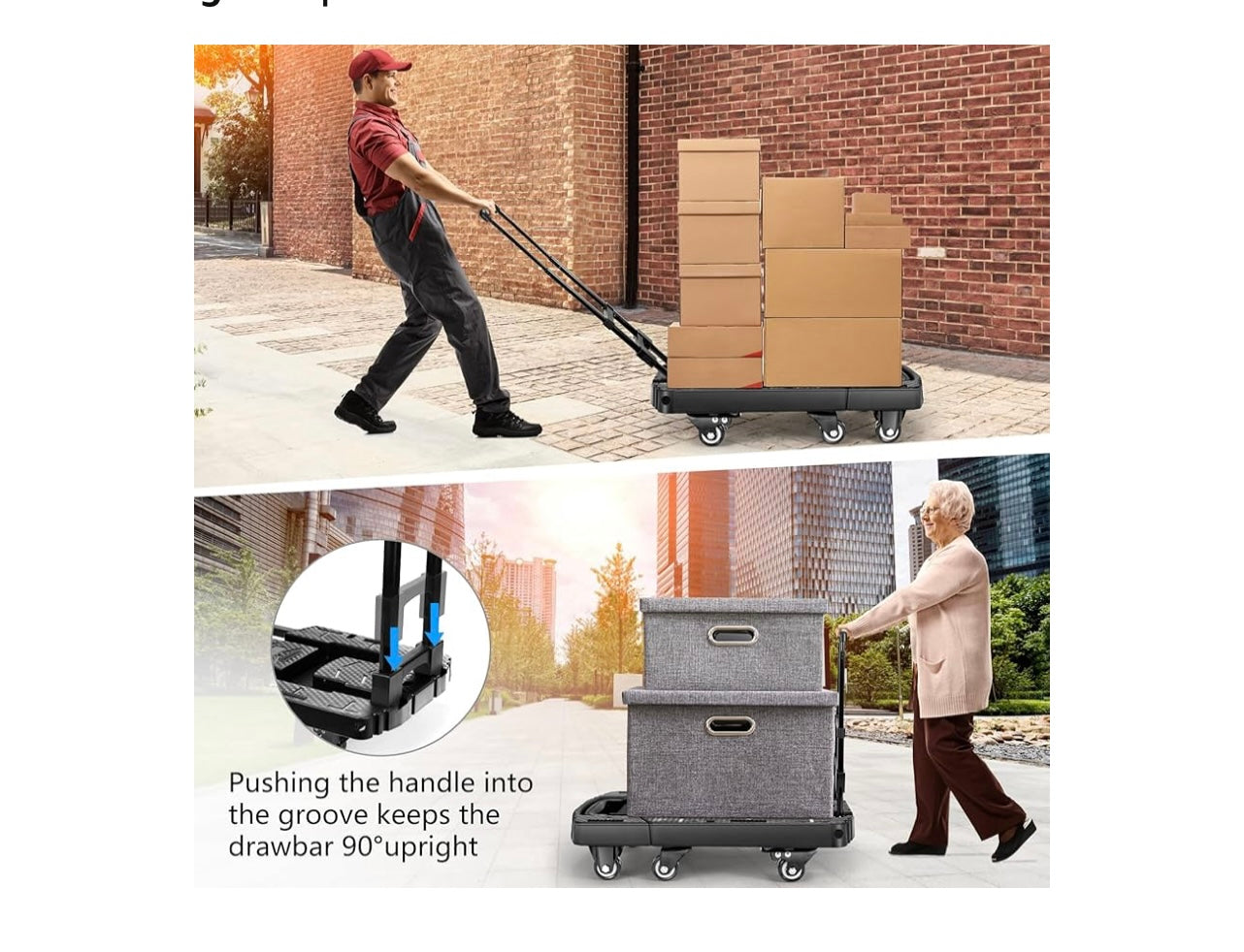 Voipvii Folding Hand Truck.