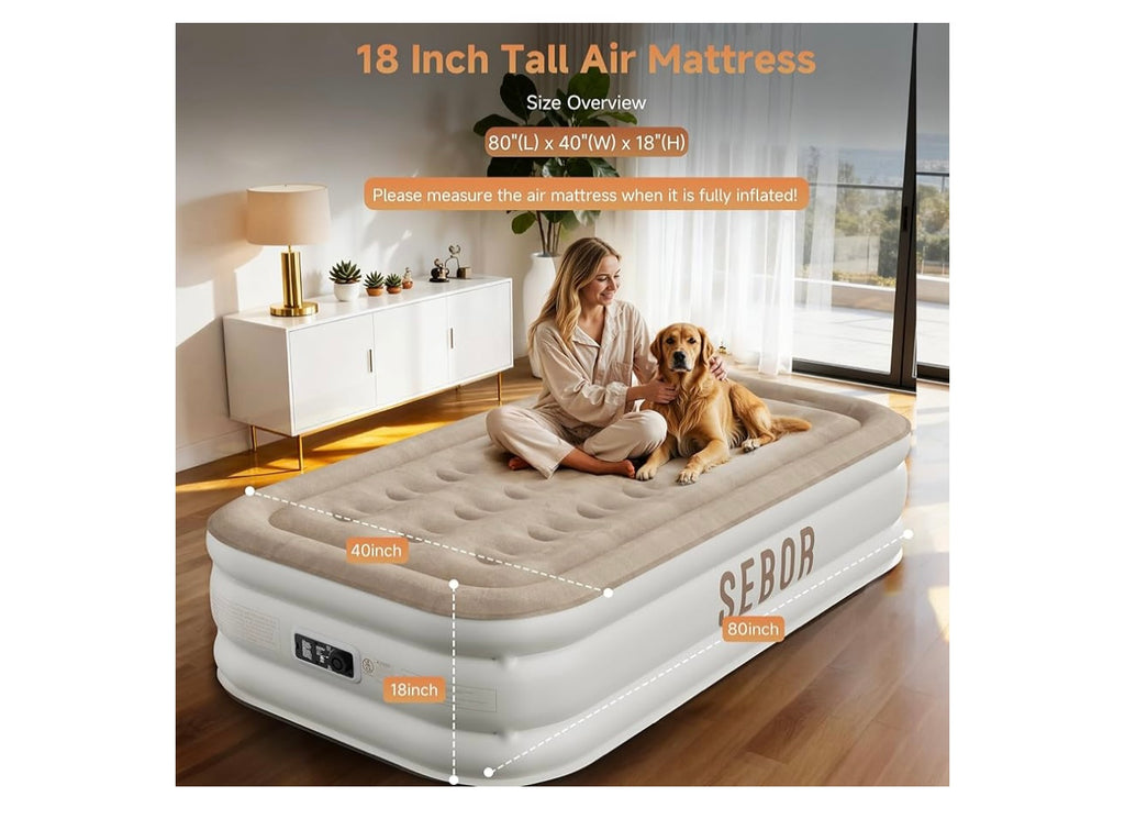 Sebor Twin Air Mattress.