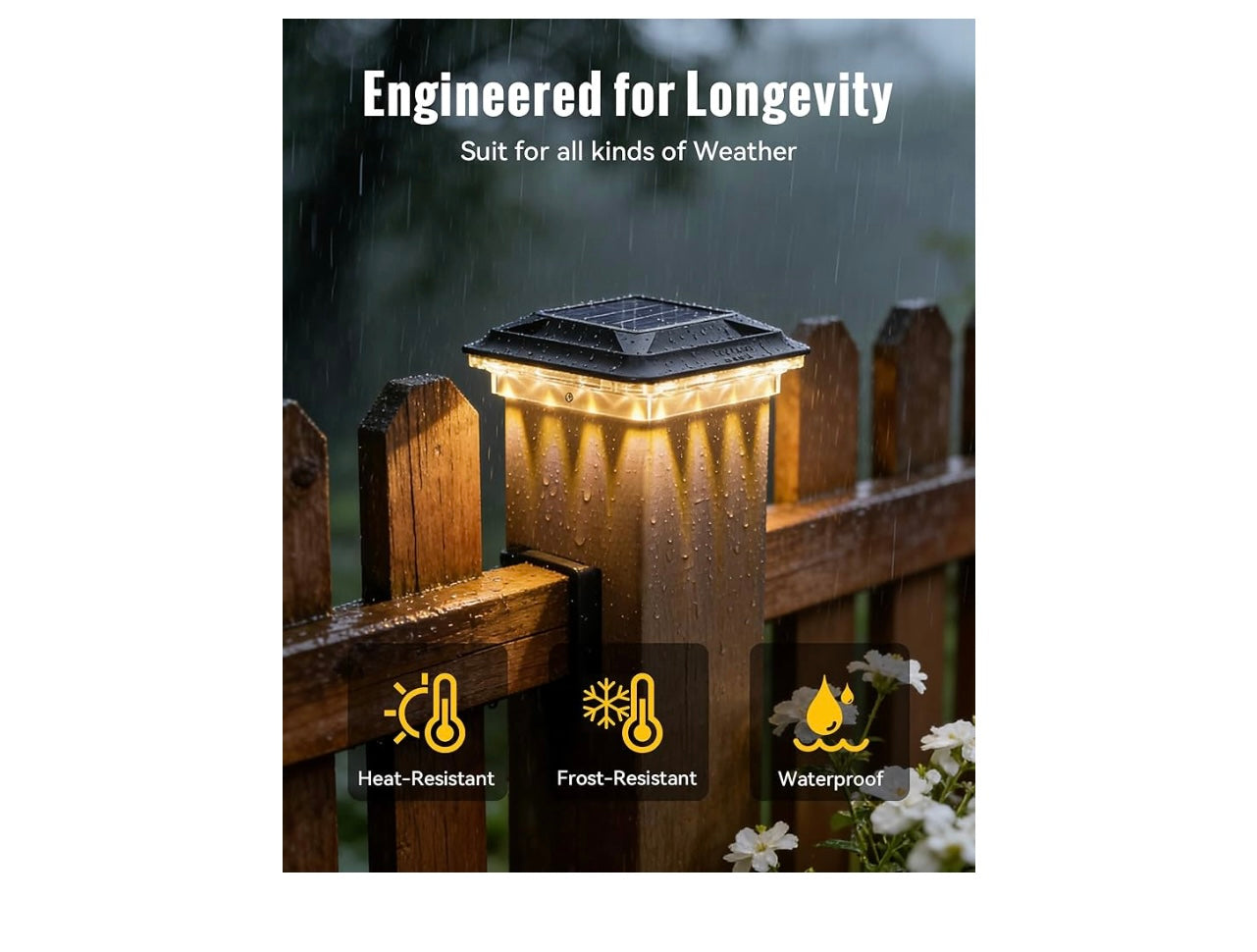 Fabstyl solar Post caps.