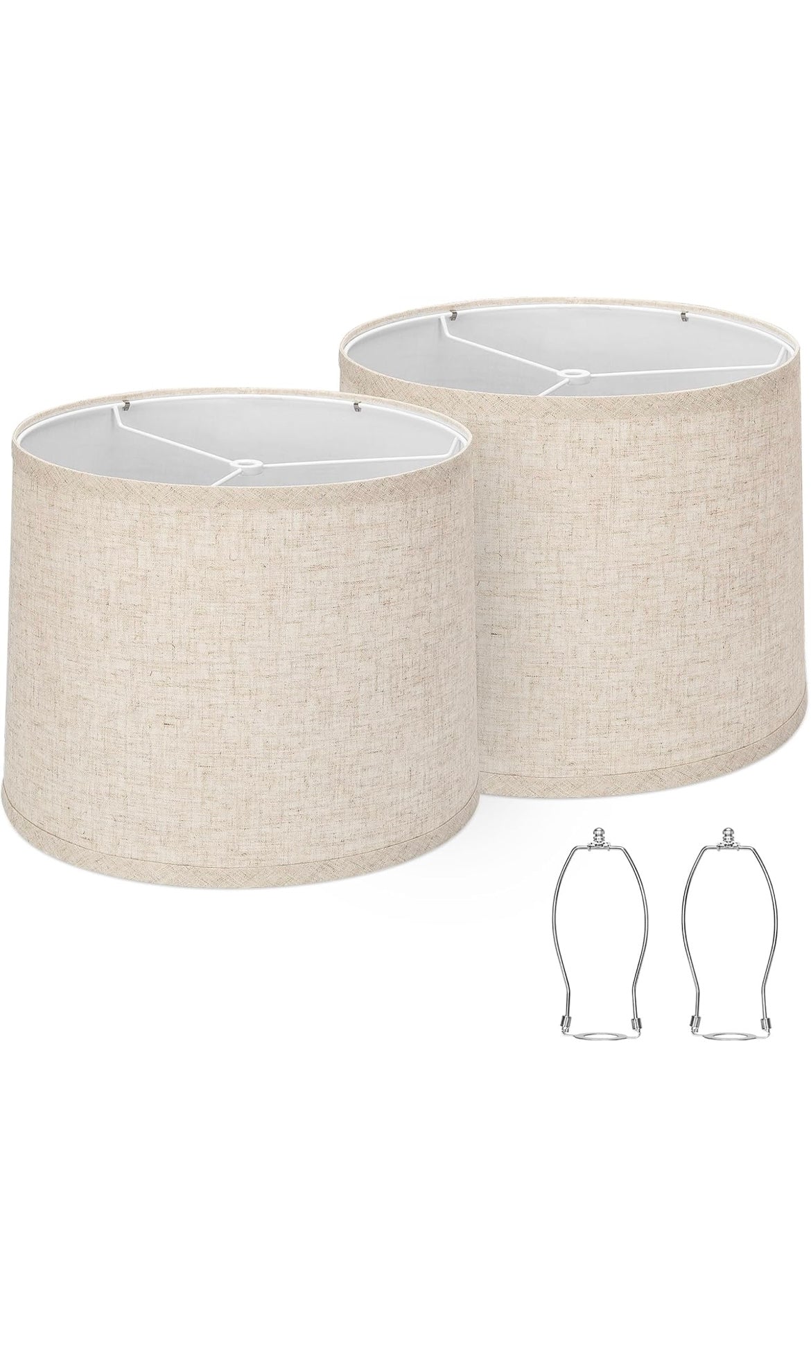 Fabric lamp shades 2 pack