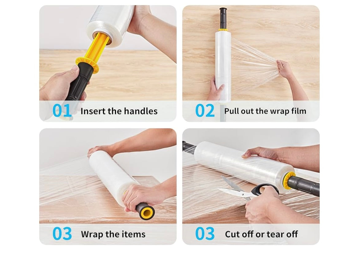 Wrap techie clear stretch film