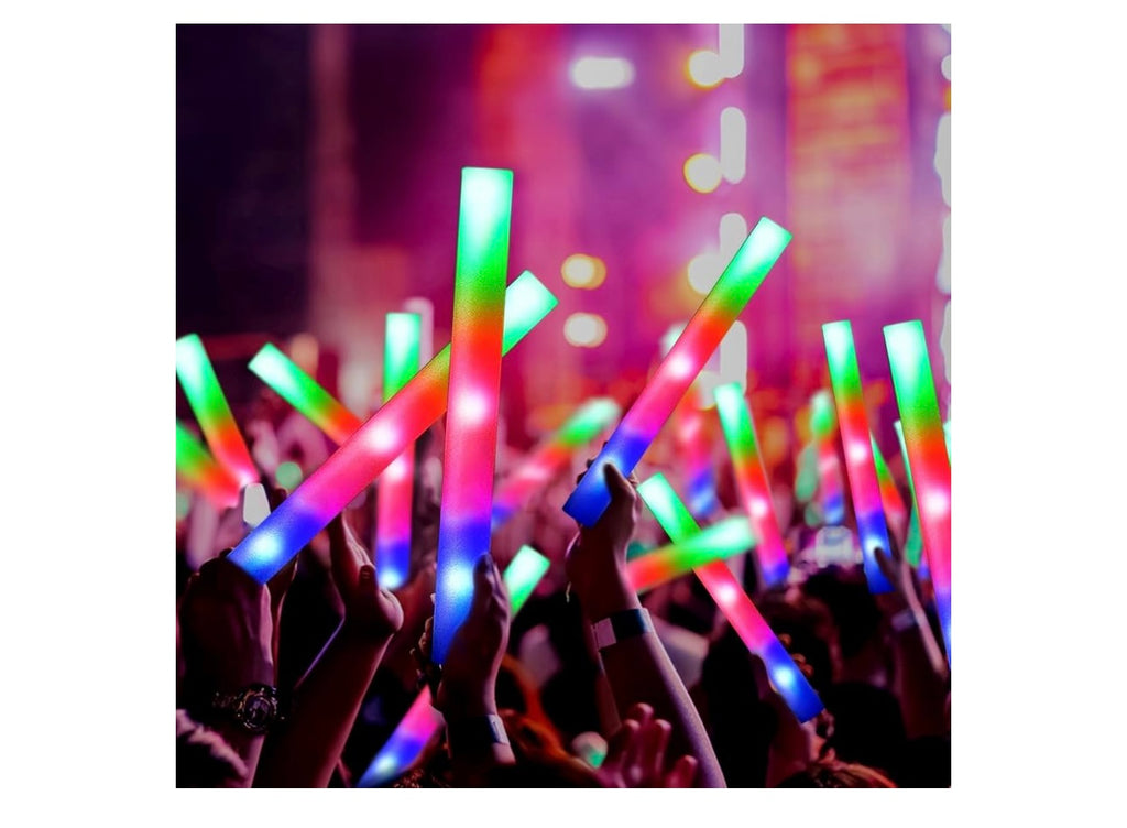 56pcs Foam glow stick lights.