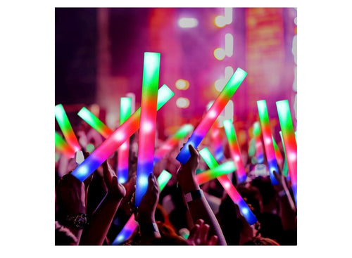 56pcs Foam glow stick lights.