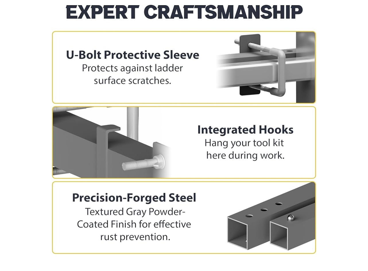 Otooling Adjustable Ladder Stabilizer.