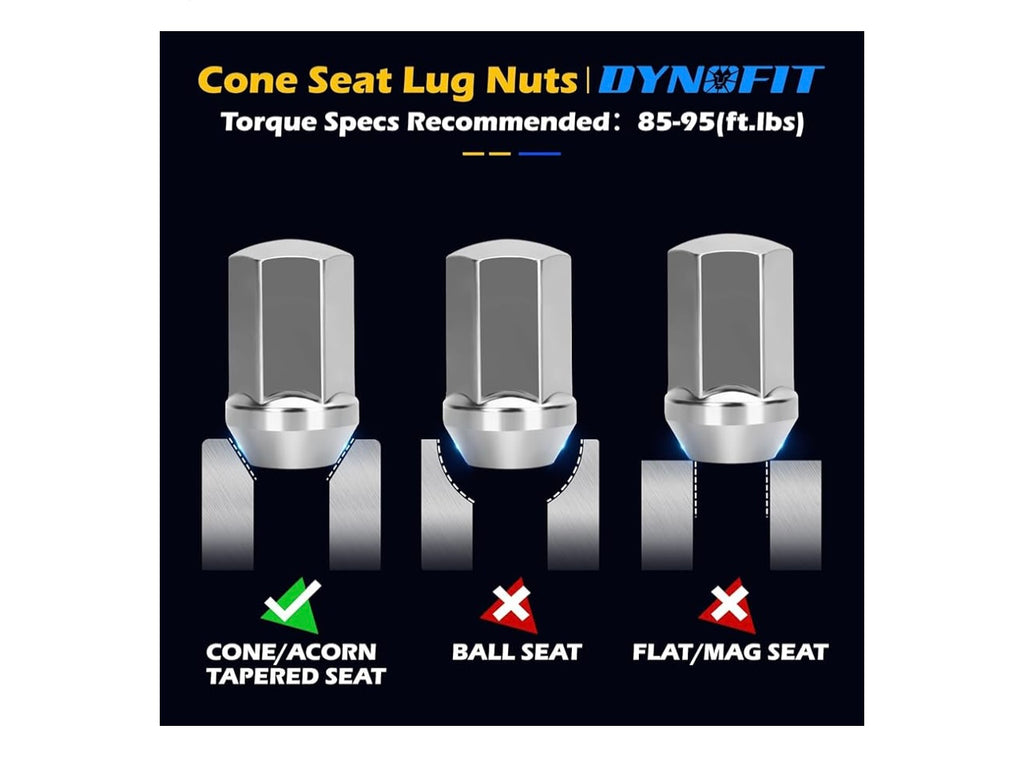 Dynofit Wheel Accessories Lug Nuts.