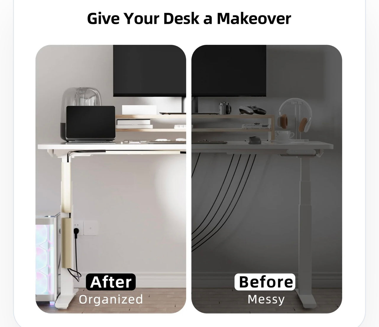 Yecaye J Channel Cable Management.