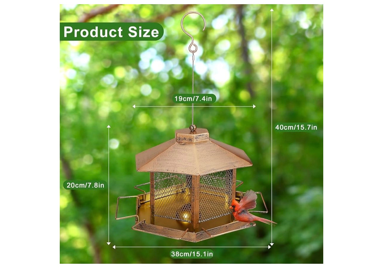 Metal Bird Feeder.