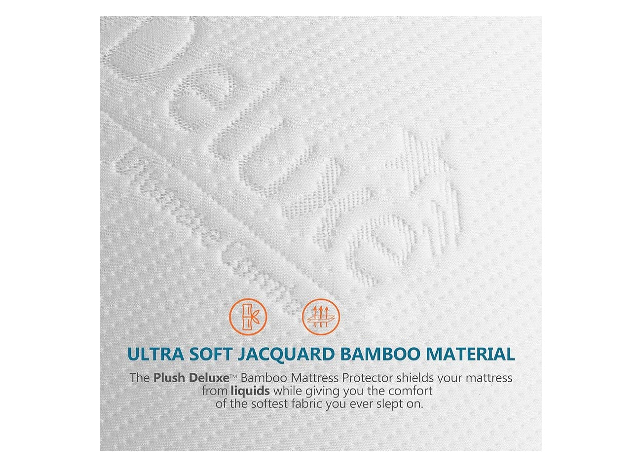 PlushDeluxe Bamboo Mattress protector.