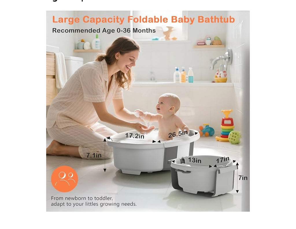 Collapsible Baby Bathtub.