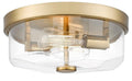Gold Flush Mount Ceiling Light.