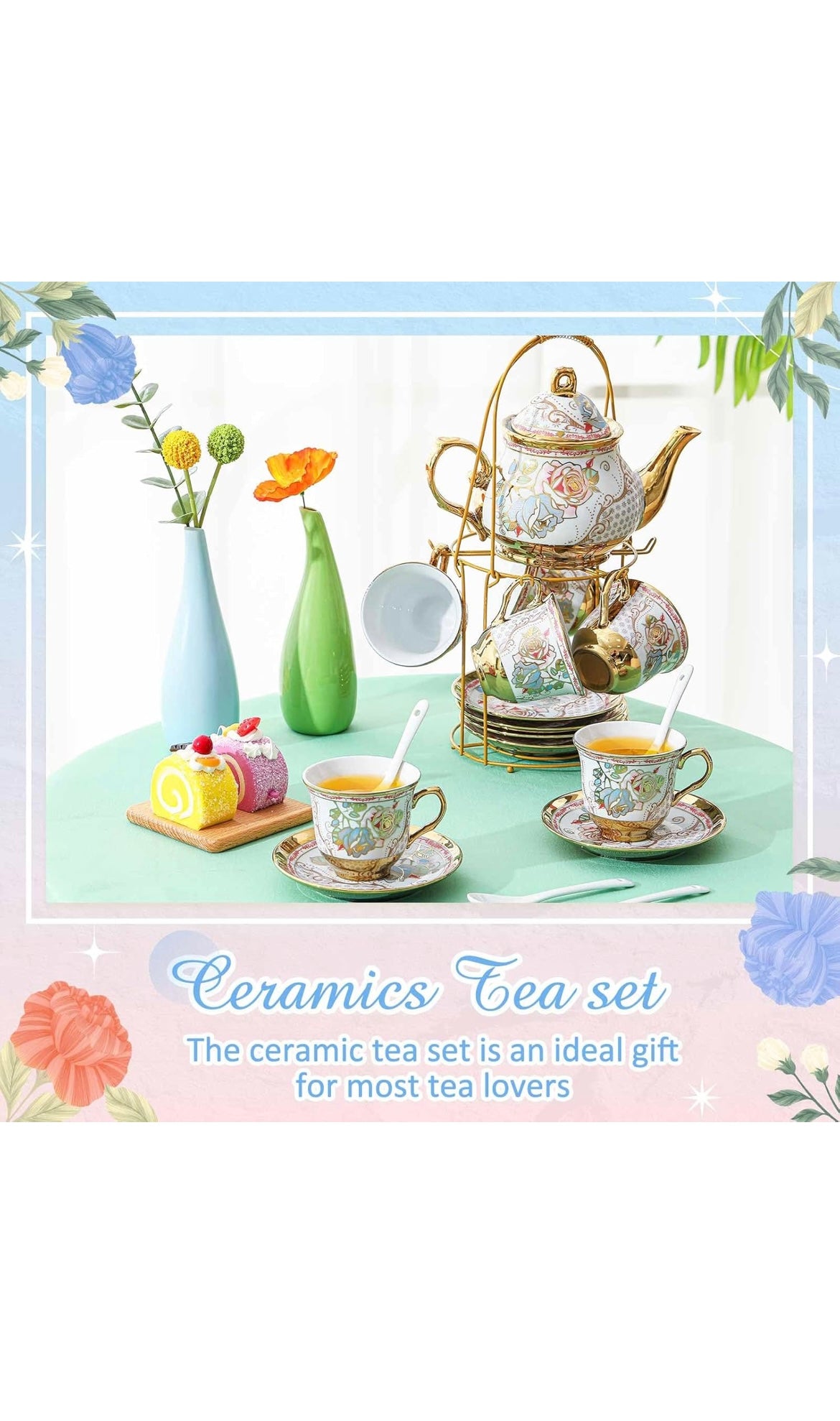 20 pcs porcelain tea set