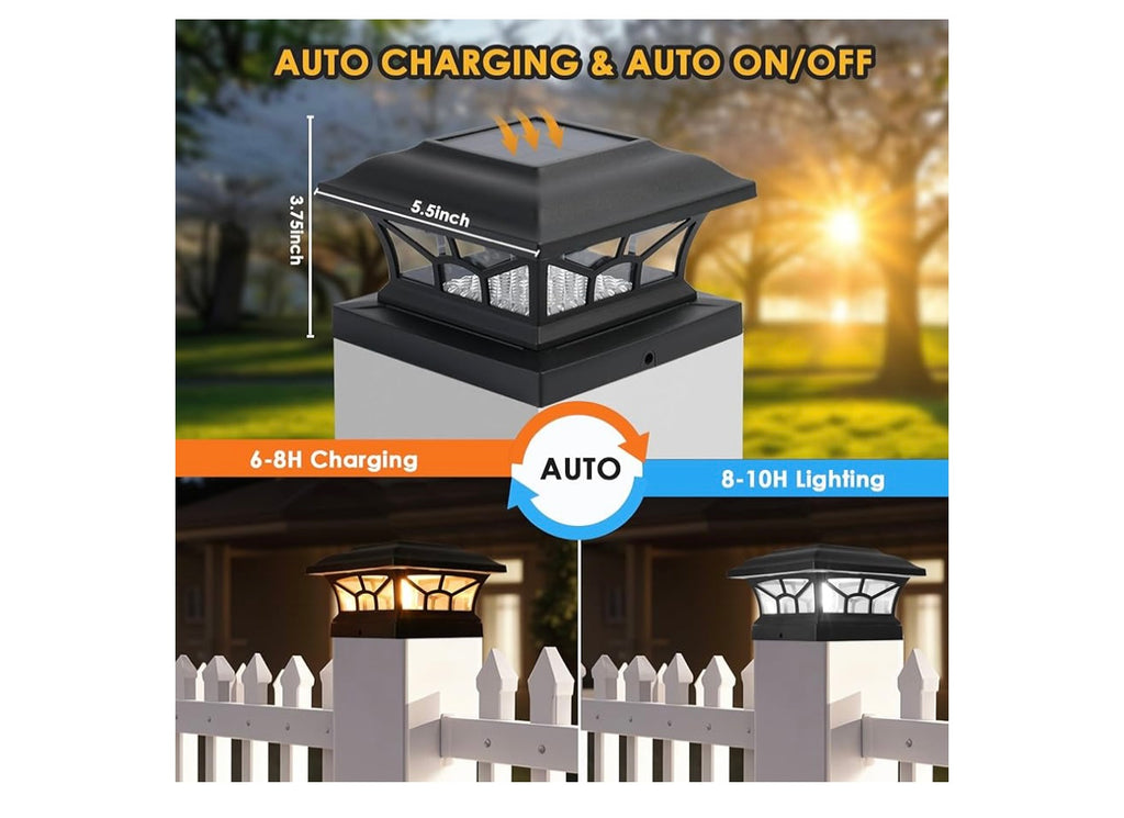 Damayca Solar Post Cap Lights