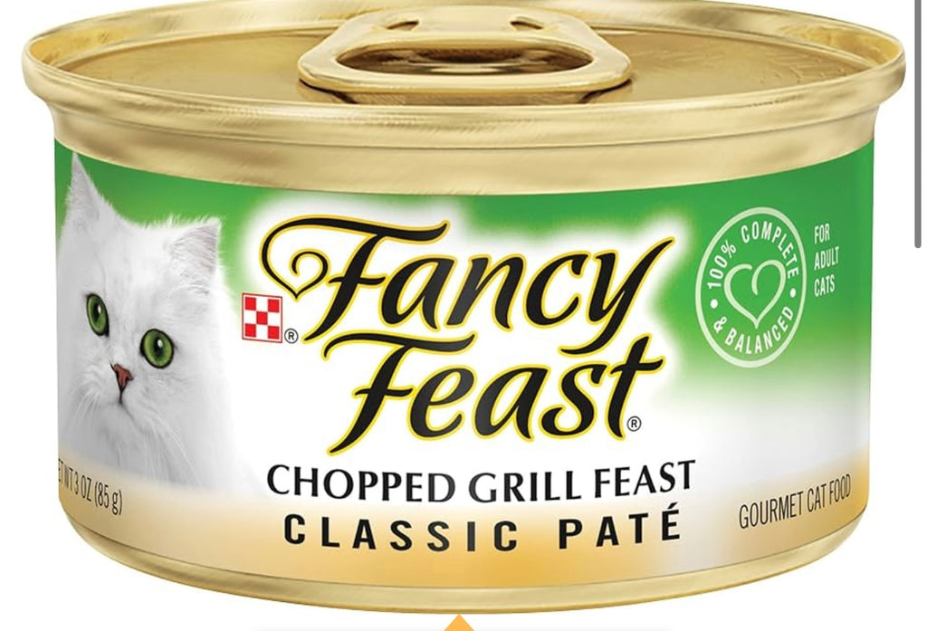 Classic Chopped Grill Feast Gourmet Chicken and Beef Wet Cat Food (3-oz can, case of 24)