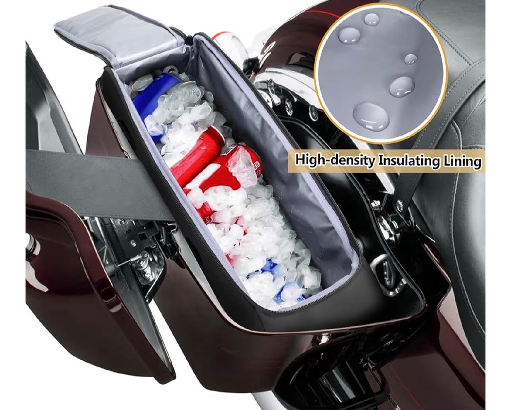 HODRANT Leakproof Motorcycle Saddlebag Cooler Bag, Insulated Saddle Bag Insert Cooler
