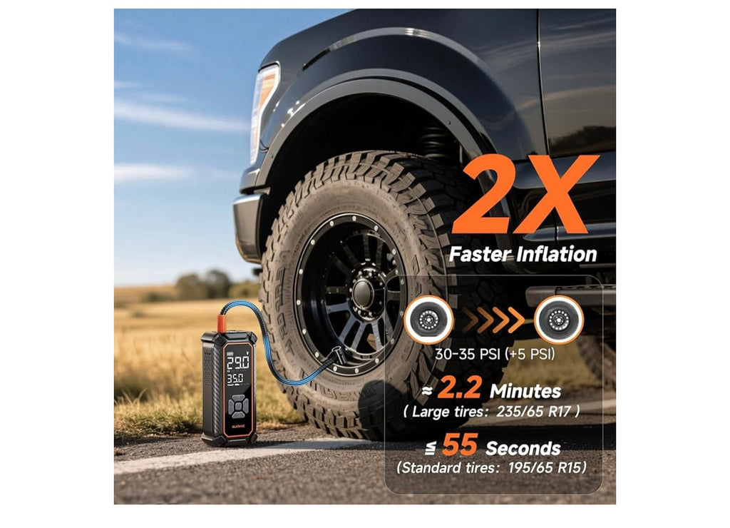 Olarhike Portable Tire Inflator.
