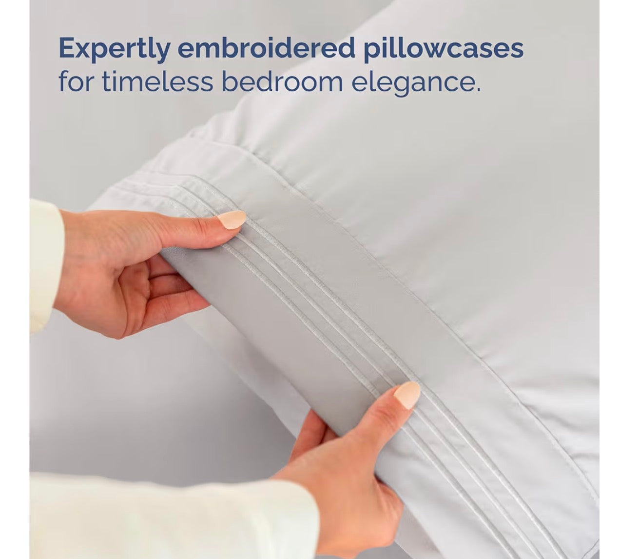 King Size 4 Piece Sheet Set - Comfy Breathable - Hotel Luxury Bed Sheets for Women & Men - Deep Pockets, Easy-Fit, Soft and Wrinkle Free Sheets - French Grey Oeko-Tex Bed Sheet Set