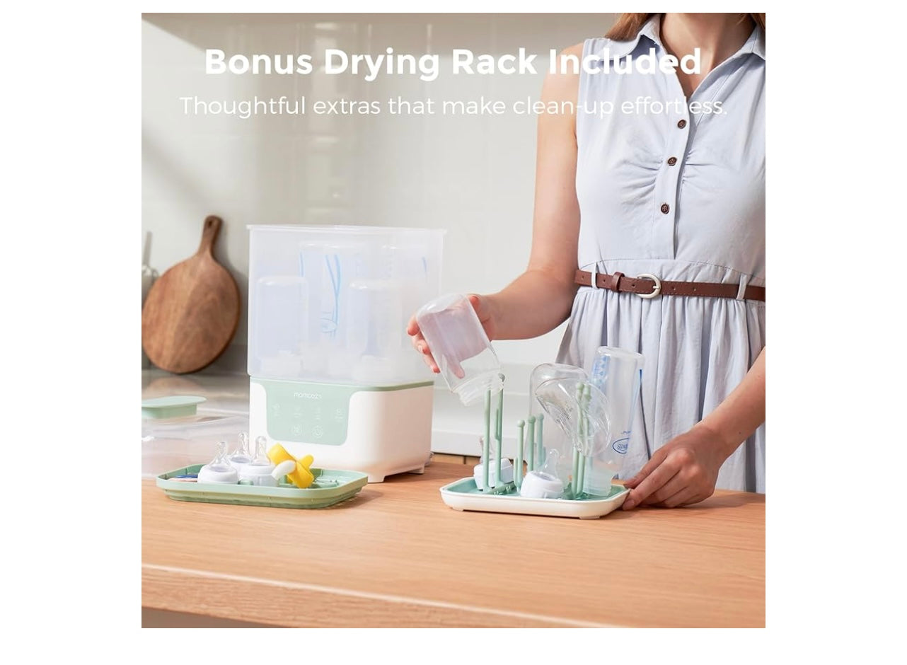 Momcozy Space-Saving Bottle Sterilizer and Dryer.