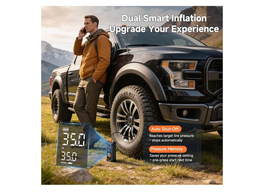 Olarhike Portable Tire Inflator.