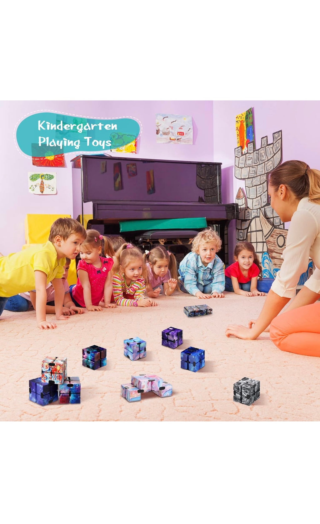 Infinity cube fidget toy 48 pcs