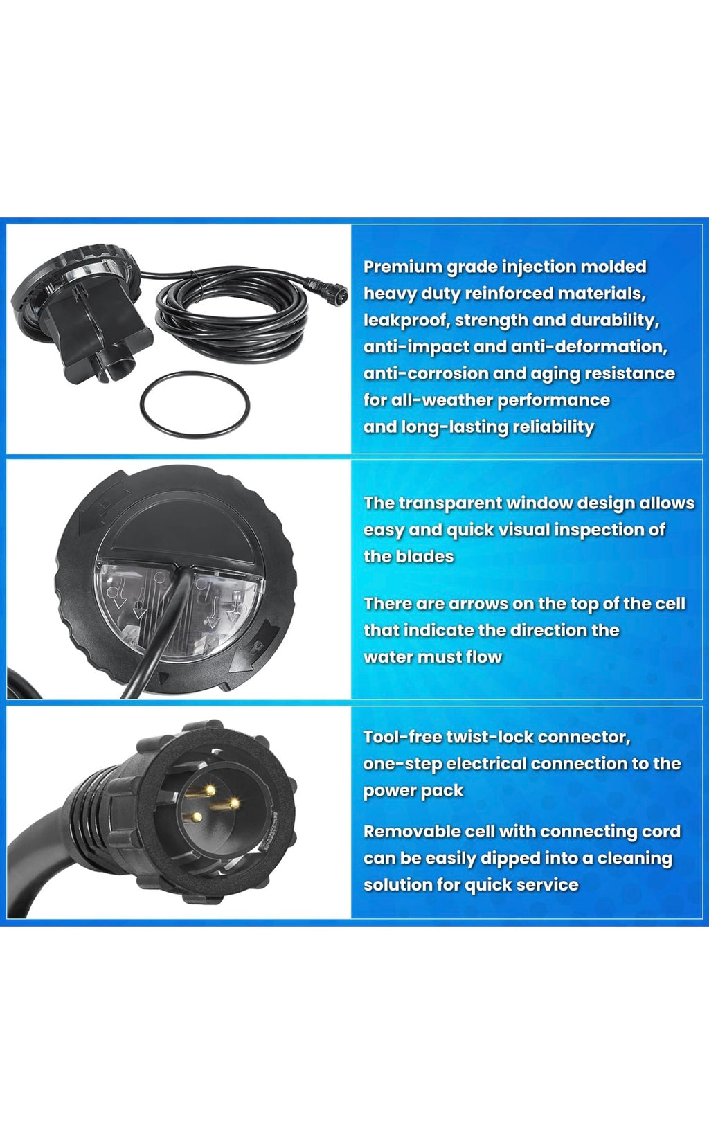 Truclear salt cell assembly